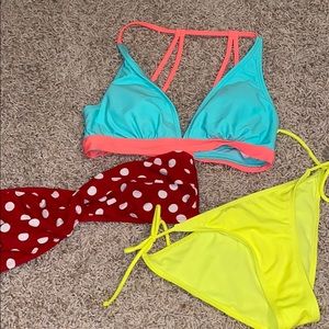 Random Size Small Bikini Tops and Bottom